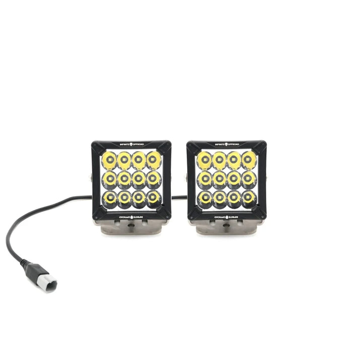 Infinite Offroad 120w 4.5" Square Pod (Pair)