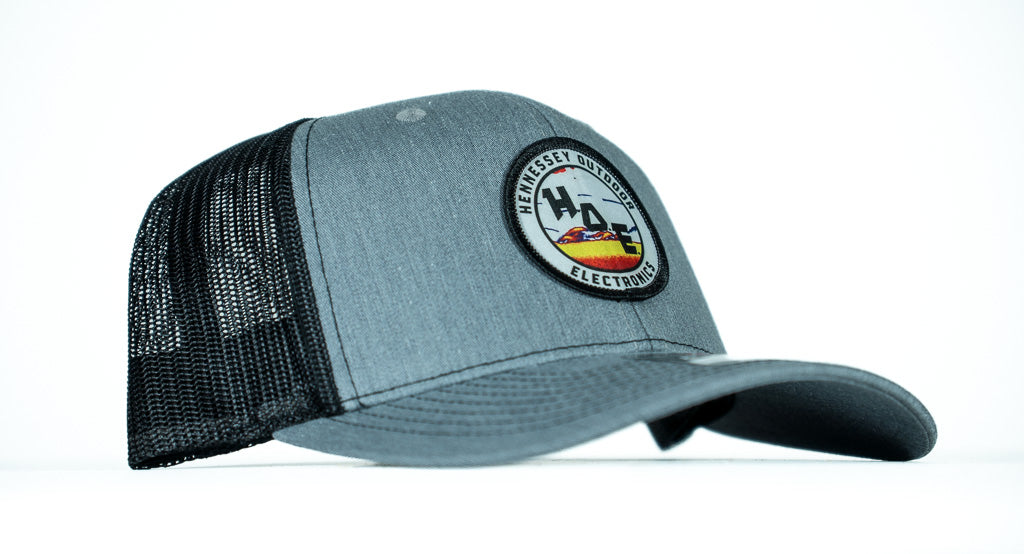 H.O.E Sonar Hat - Heather Grey with Black