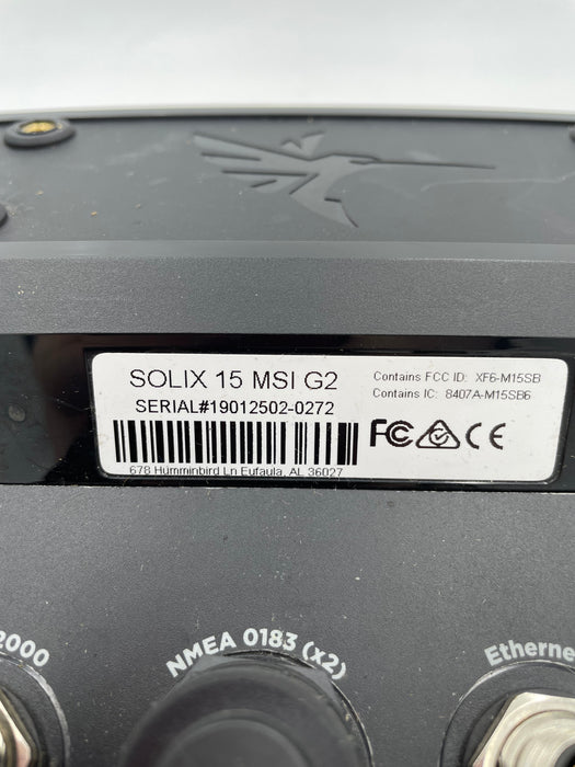 HUMMINBIRD SOLIX 15 MSI G2