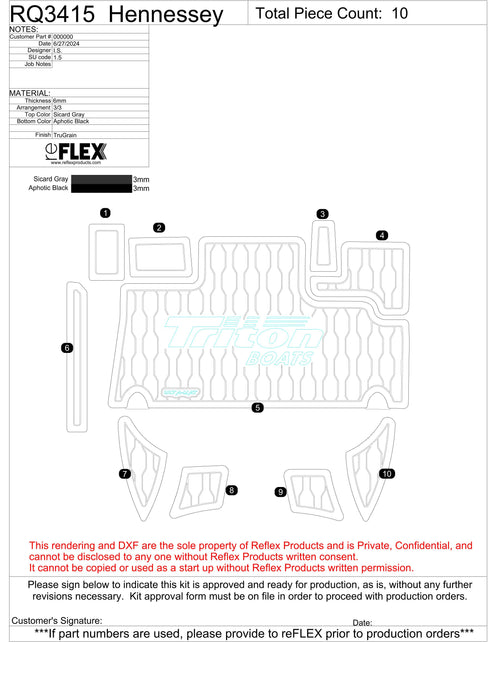 H.O.E ULTA-MAT COCKPIT KIT - 2008 TRITON TR20-21X