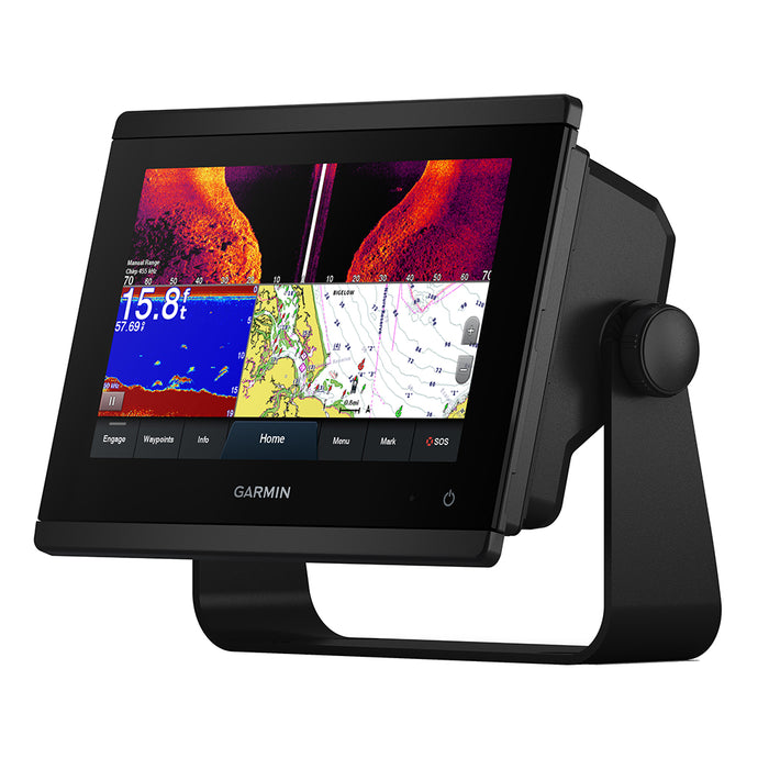 Garmin GPSMAP 743xsv Combo GPS/Fishfinder - Preloaded US+Canada+Bahamas BlueChart g3 - LakeV&uuml; g3