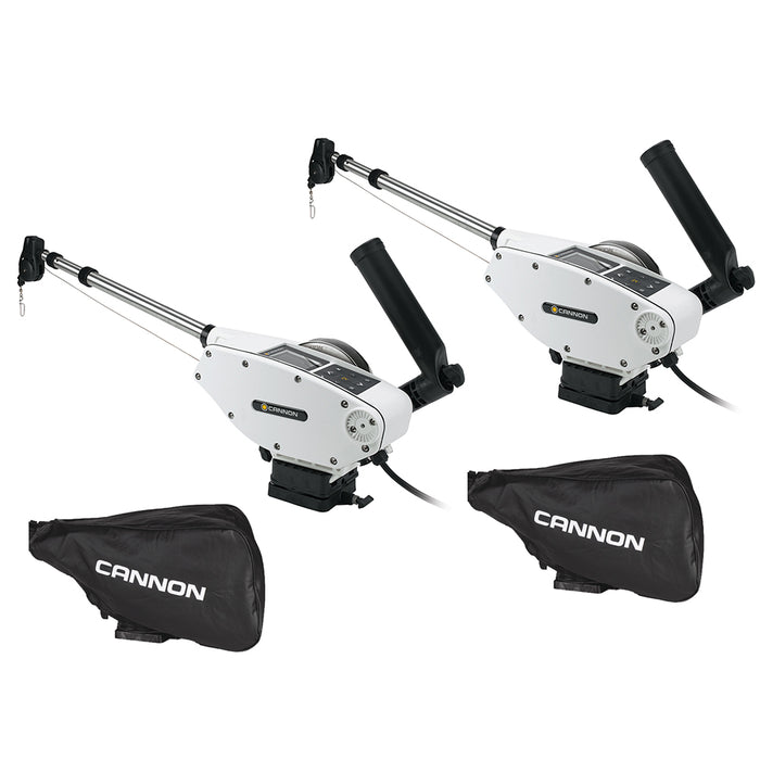 Cannon Optimum 10 Tournament Series (TS) BT Electric Downrigger 2-Pack w/Black Covers