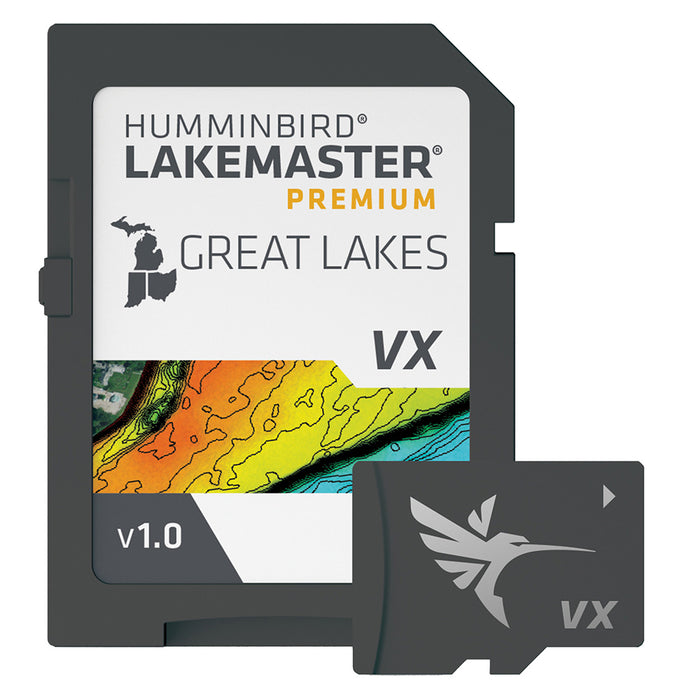 HUMMINBIRD LAKEMASTER® VX PREMIUM - GREAT LAKES