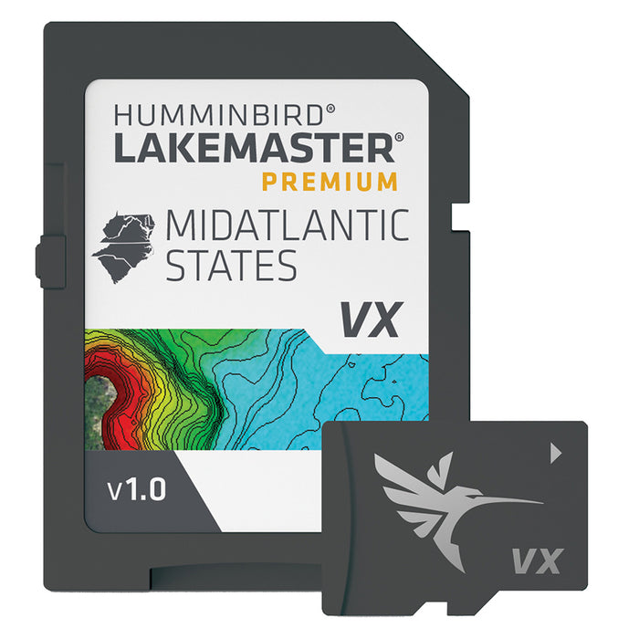 HUMMINBIRD LAKEMASTER® VX PREMIUM - MID-ATLANTIC STATES