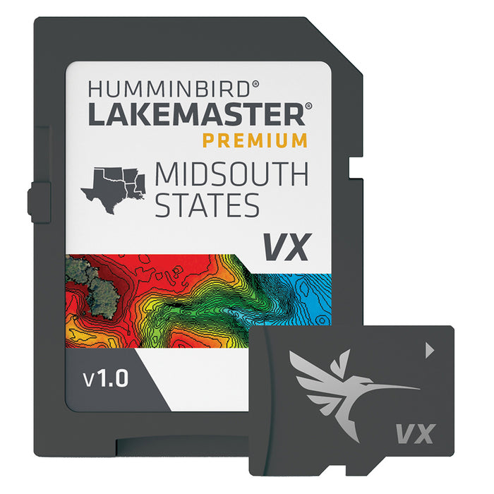 HUMMINBIRD LAKEMASTER® VX PREMIUM - MID-SOUTH STATES