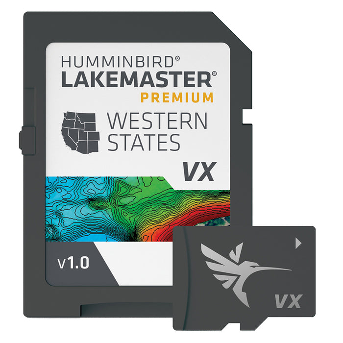 HUMMINBIRD LAKEMASTER® VX PREMIUM - WESTERN STATES