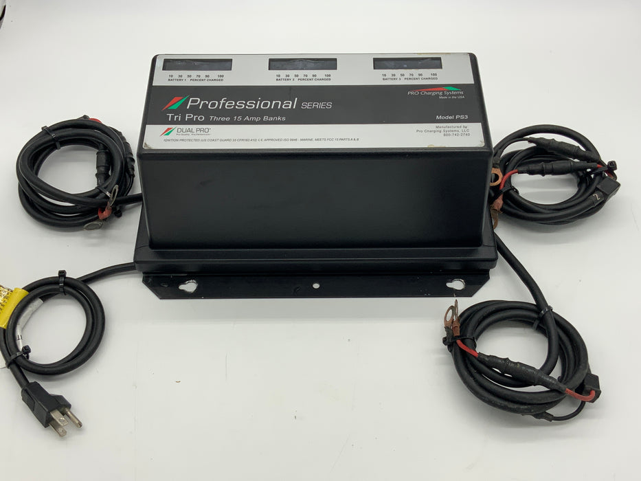 Dual Pro Professional Series 3-Bank Charger